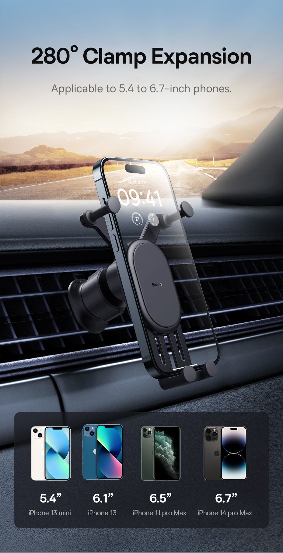 Baseus Gravity Car Phone Holder – Auto