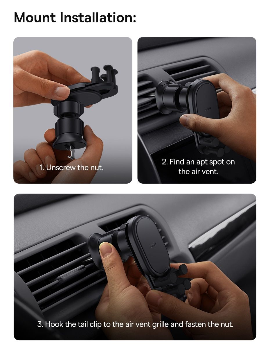 Baseus Gravity Car Phone Holder – Auto