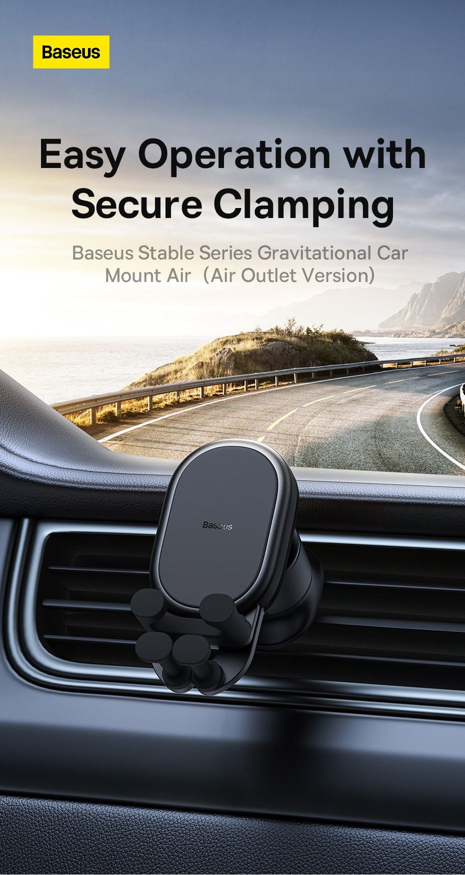 Baseus Gravity Car Phone Holder – Auto