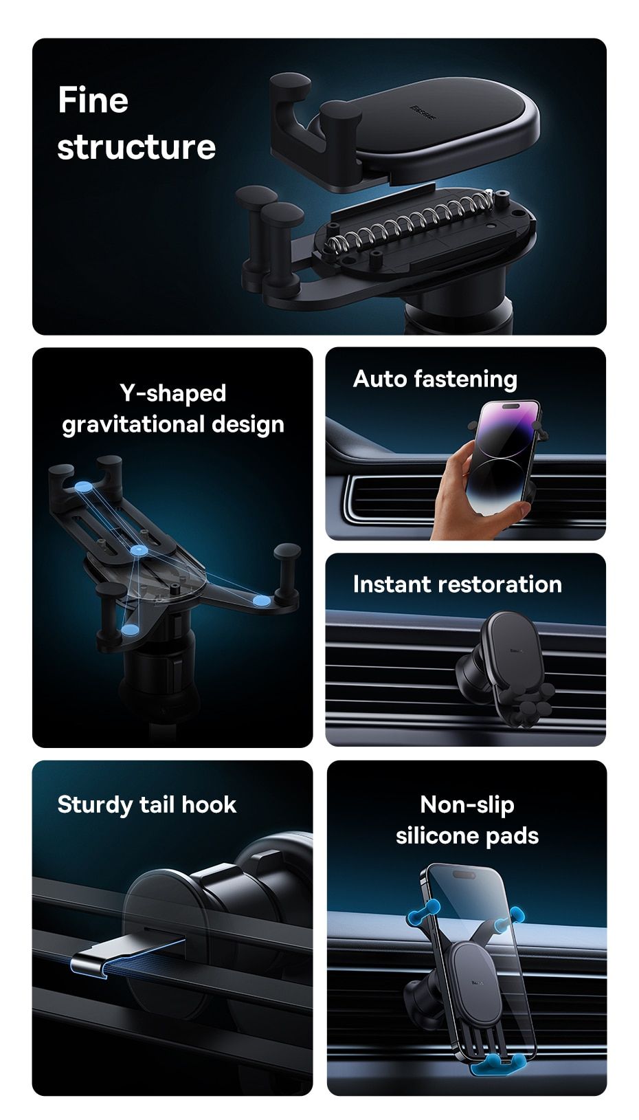 Baseus Gravity Car Phone Holder – Auto