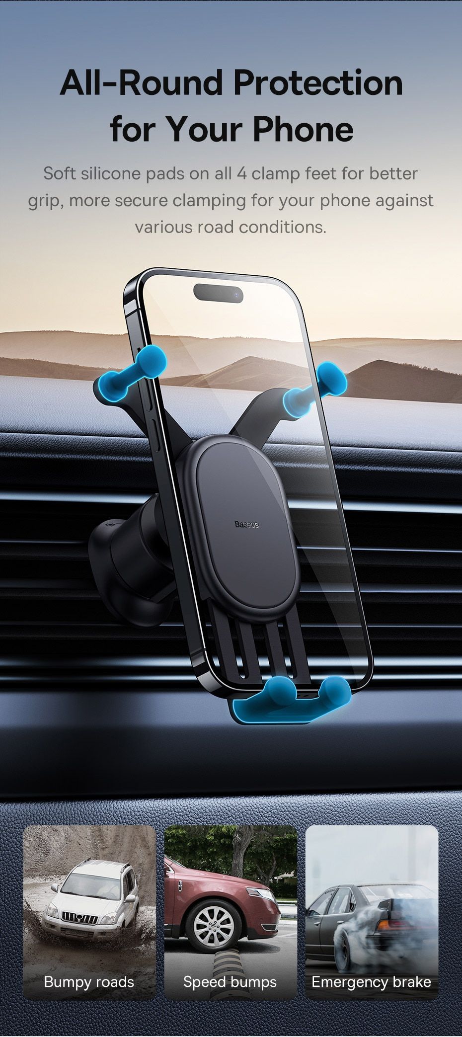 Baseus Gravity Car Phone Holder – Auto
