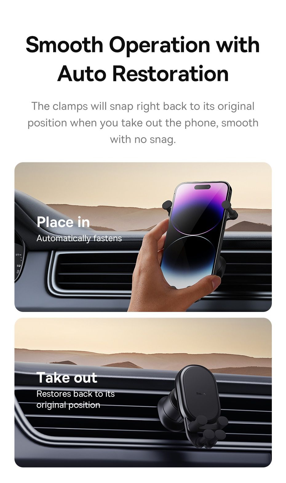 Baseus Gravity Car Phone Holder – Auto