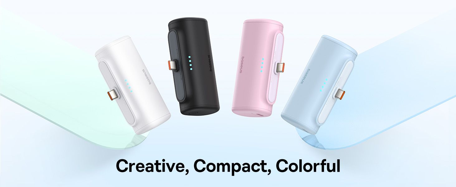 Baseus Compact Series 5000mAh Fast Charging Power Bank 20W PD With Built