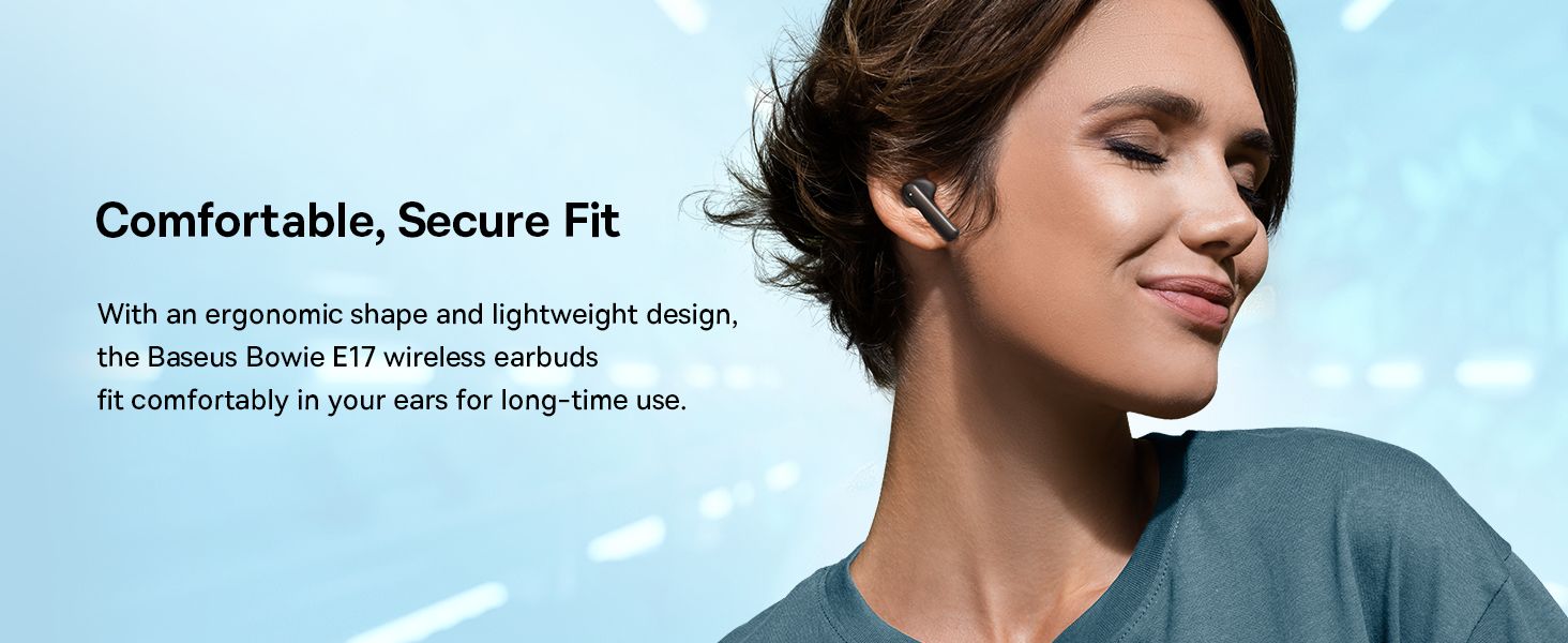 Baseus Bowie E17 True Wireless Bluetooth Earphones With Dual Mic ENC &amp; Punchy Bass