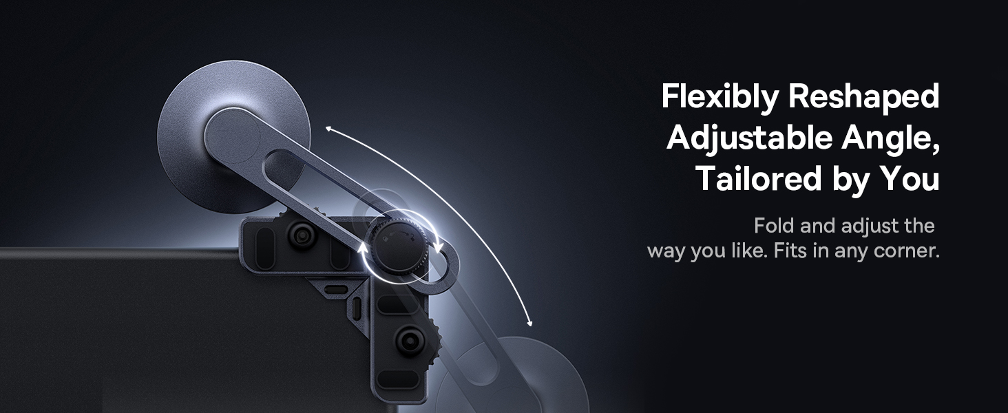 Baseus MaxView Magnetic Car Mount Infotainment screen – 270° Rotatable, 17N Grip, Tool