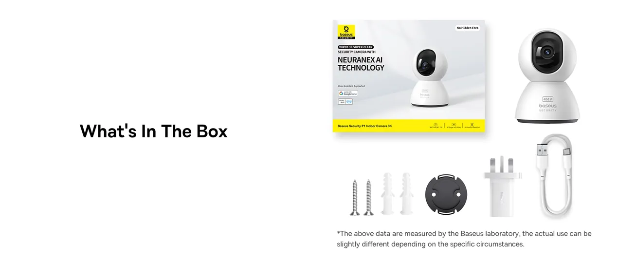 Baseus Security P1 Indoor 3K Wi