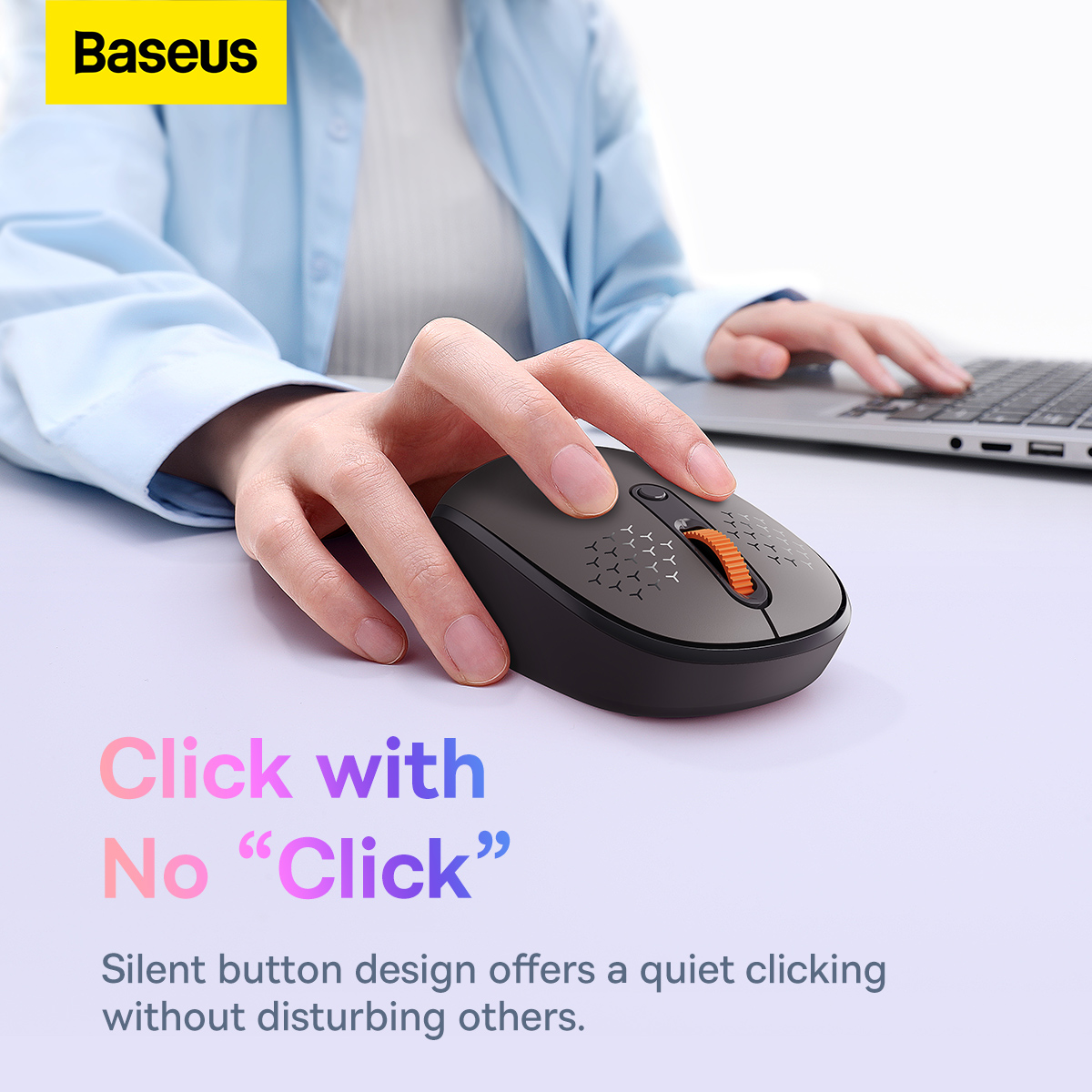 Baseus F01A Wireless Mouse Frosted Gray