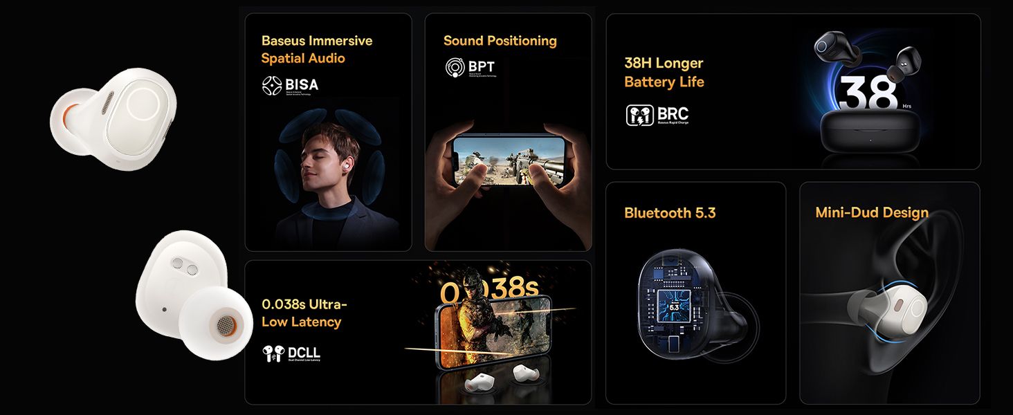 Baseus Bowie WM03 True Wireless Earphones