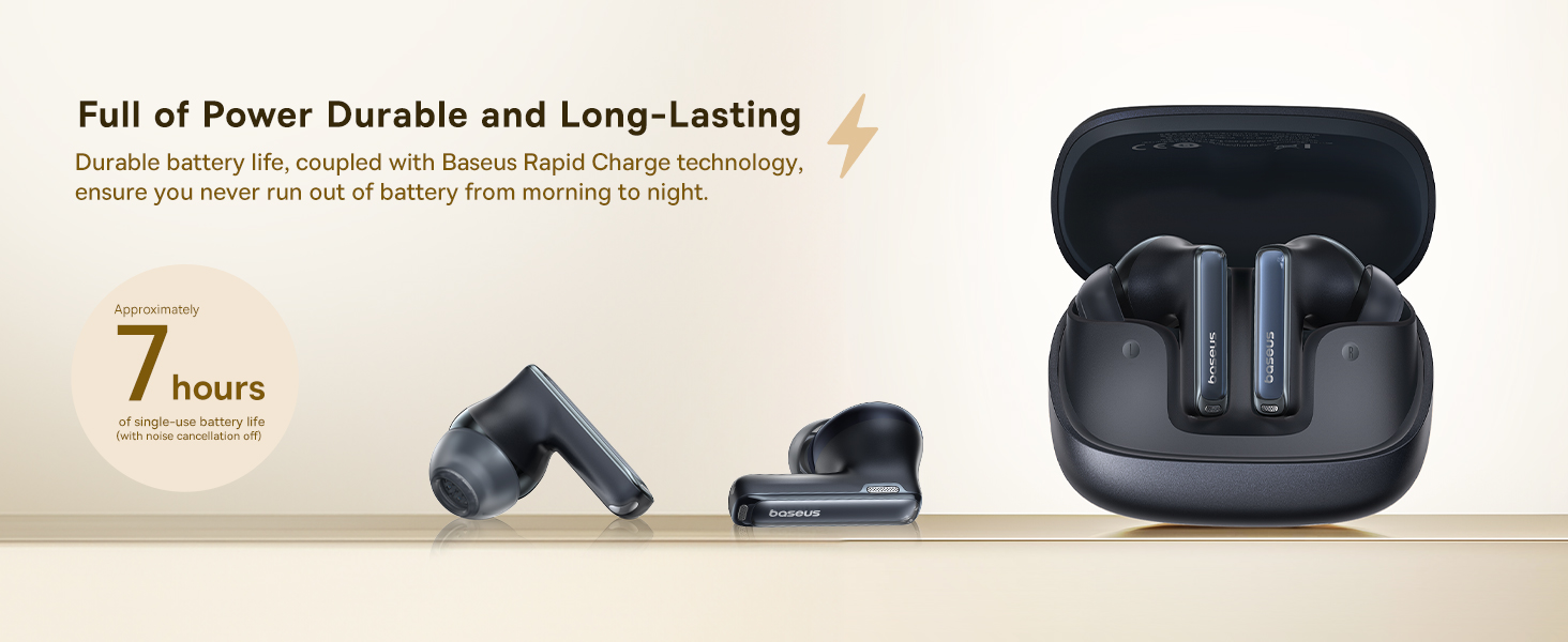 Baseus Bowie M2s Ultra True Wireless Earbuds – Bluetooth 5.4, 52dB ANC, Hi