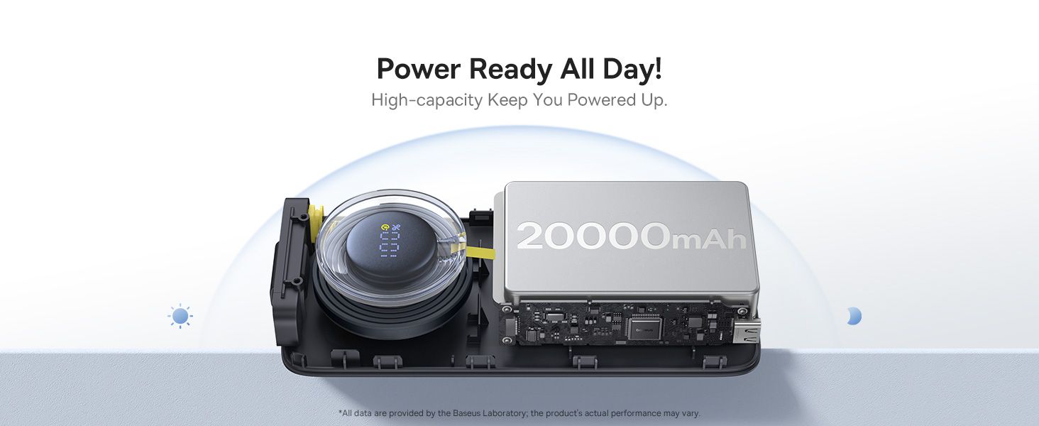 Baseus Free2Pull 20000mAh Power Bank with Built