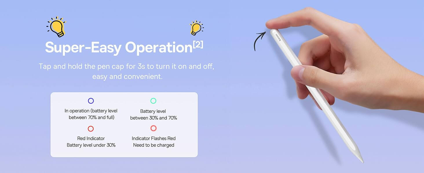 Precision Active Stylus Pen: Baseus Smooth Writing 3 for  iOS &amp; Android