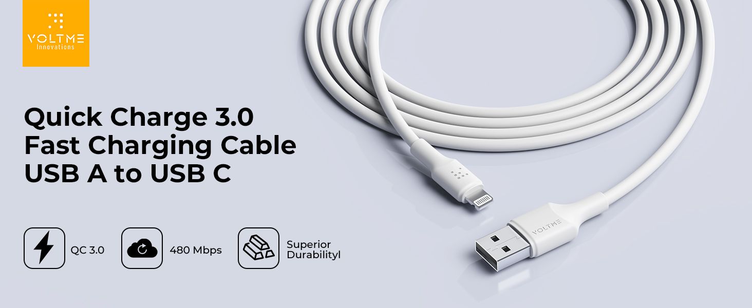 Voltme Powerlink EDC Series USB A to Lightning Cable