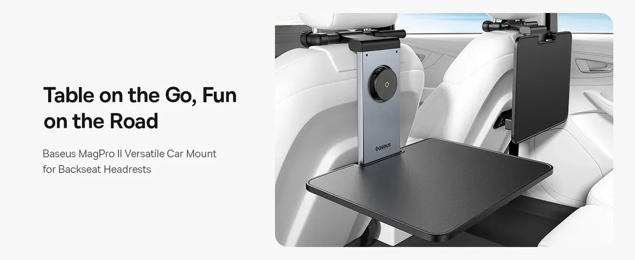 Baseus MagPro Series Versatile Car Mount for Backseat Headrest