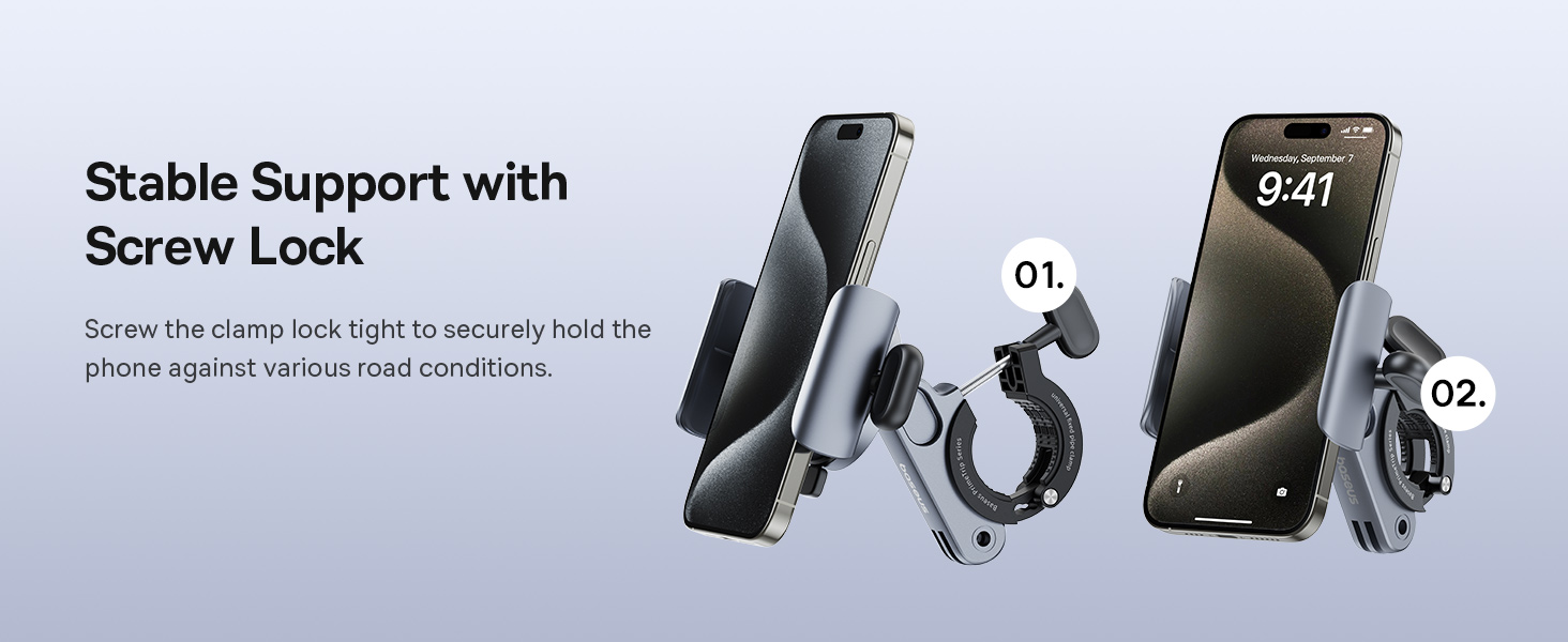 Baseus PrimeTrip Magnetic Bike Phone Holder – 360° Rotatable, Durable Mount