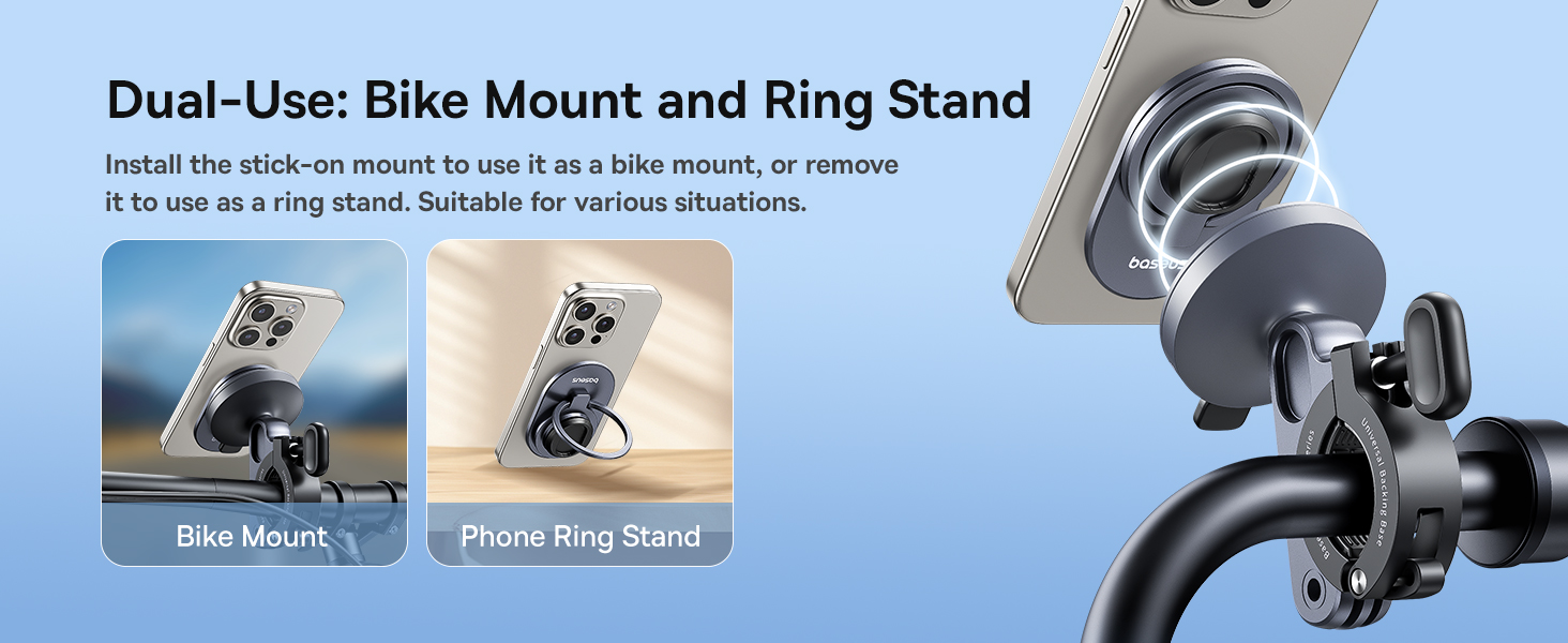 Baseus PrimeTrip Bike Phone Mount – Secure Snap