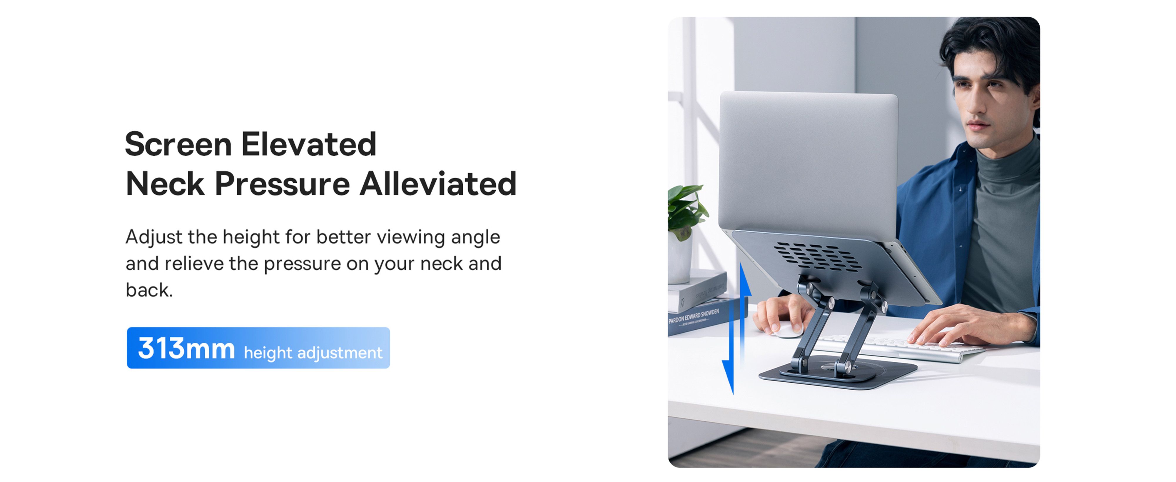 Baseus Foldable Stand For Laptop and iPad Tablet