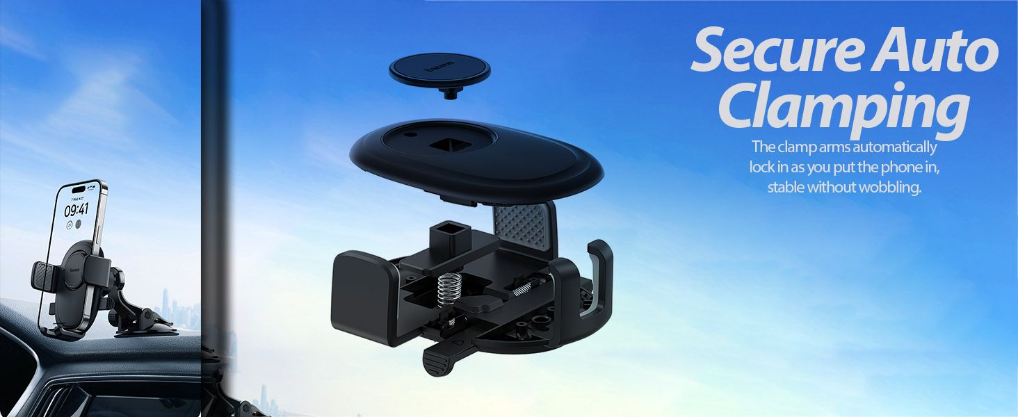 Baseus UltraControl Lite Series 2 in 1 Car Phone Holder