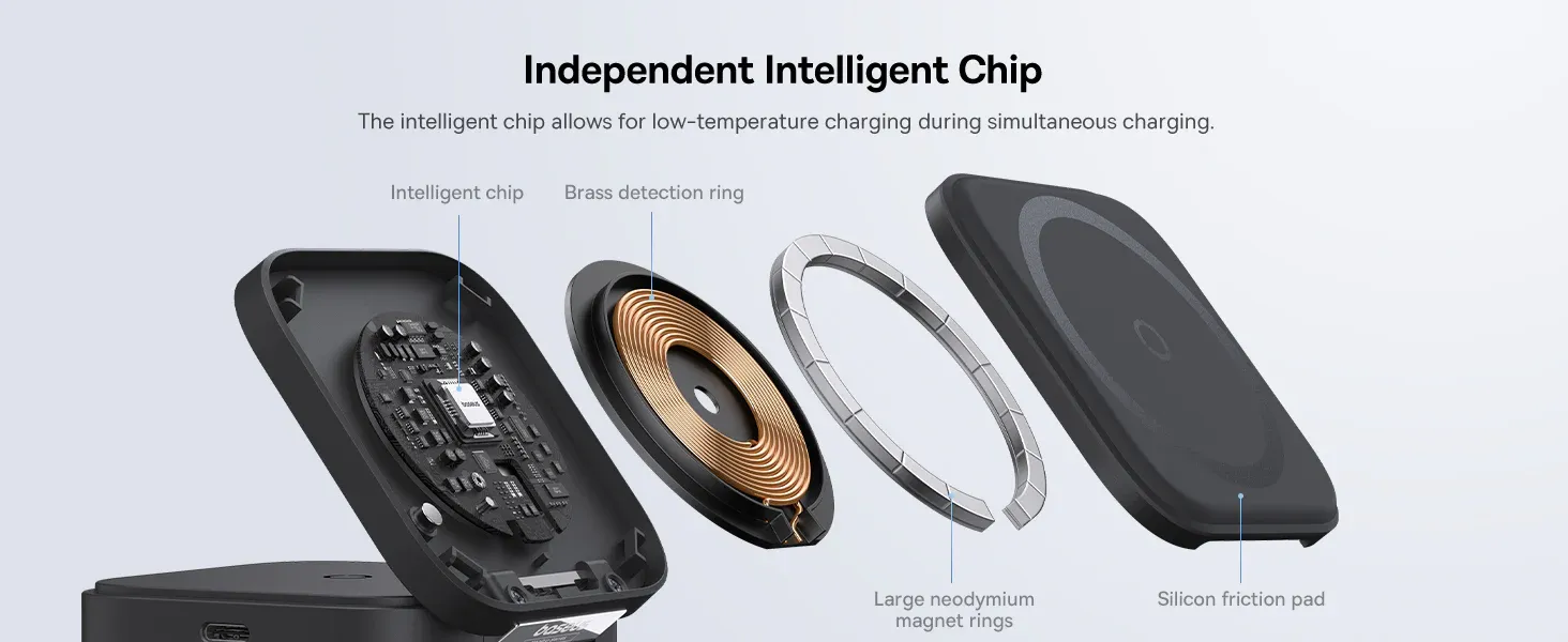 Baseus MagPro 2 in 1 Magnetic Wireless Charger