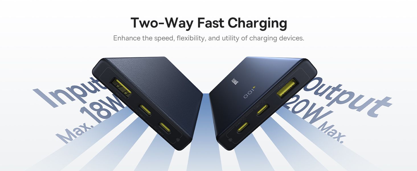 Baseus PicoGo 10000mAh Power Bank with Digital Display 20W Fast Charging