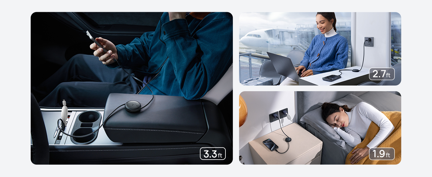 Baseus Mini 60W Retractable USB