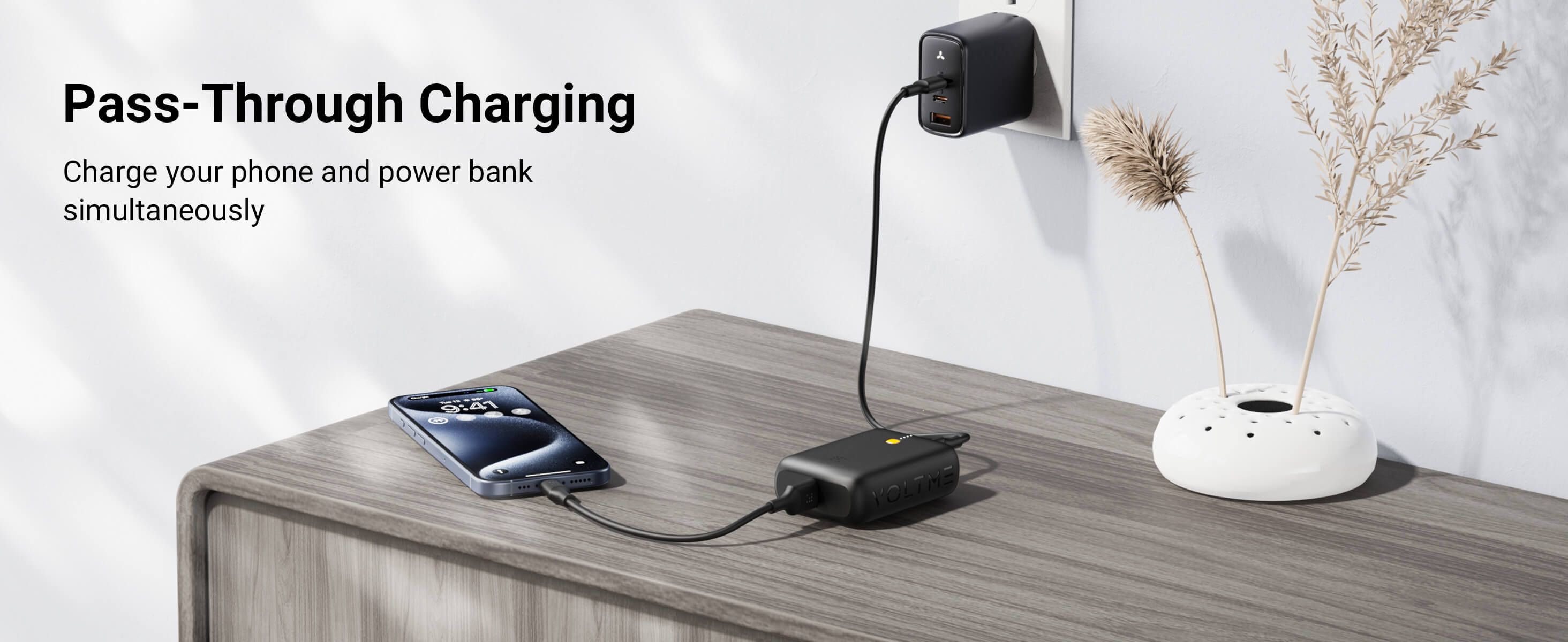 VOLTME Hypercore 10K Lite 10,000mAh Fast Charging Power Bank PD 3.0, Type