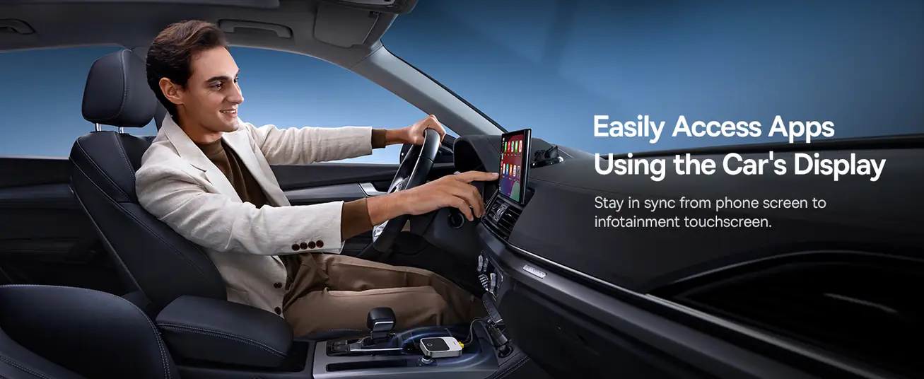 Baseus Prime Trip Safe Journey Wireless CarPlay Adapter for iPhone