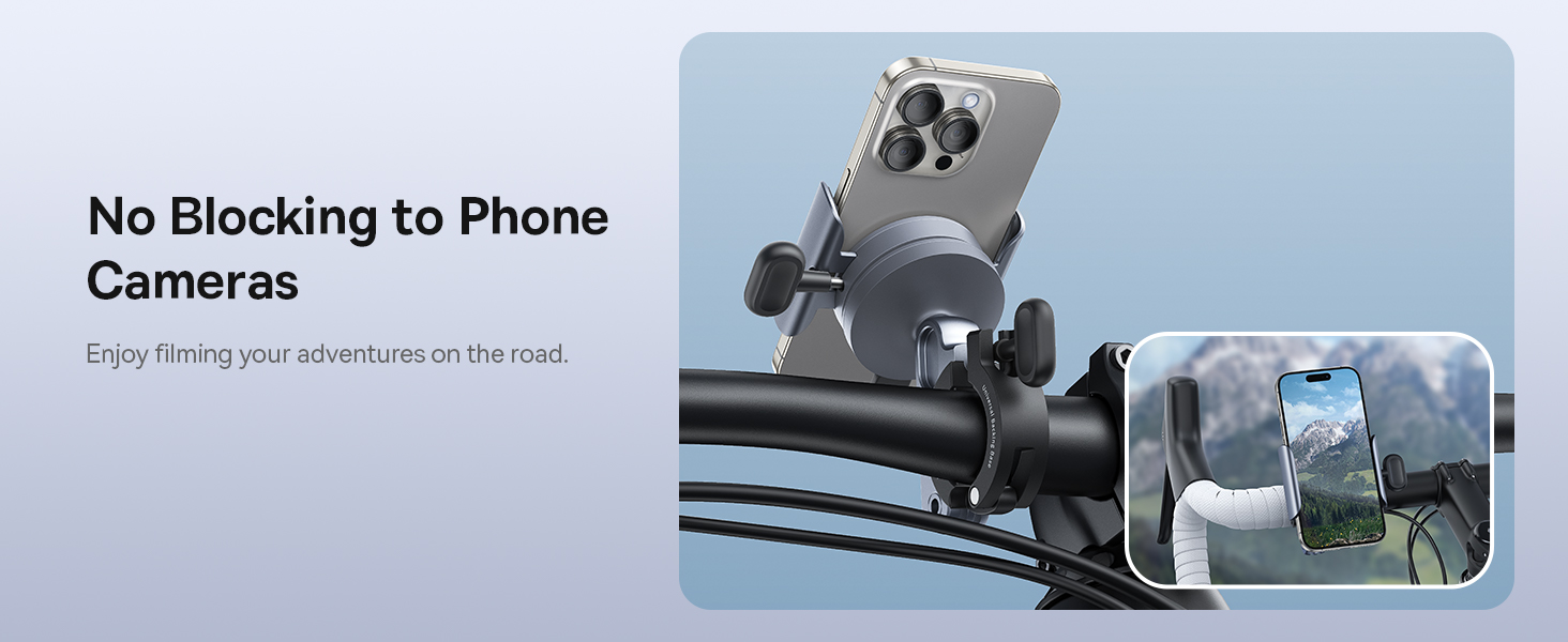 Baseus PrimeTrip Magnetic Bike Phone Holder – 360° Rotatable, Durable Mount