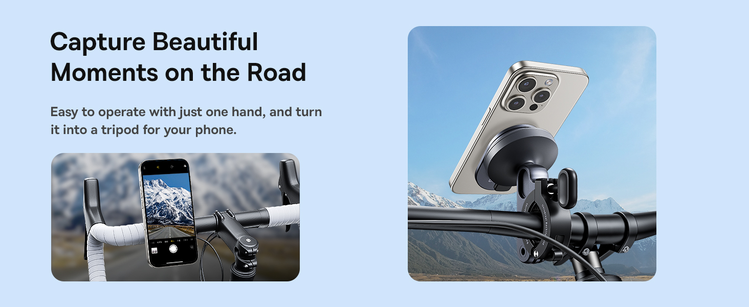 Baseus PrimeTrip Bike Phone Mount – Secure Snap