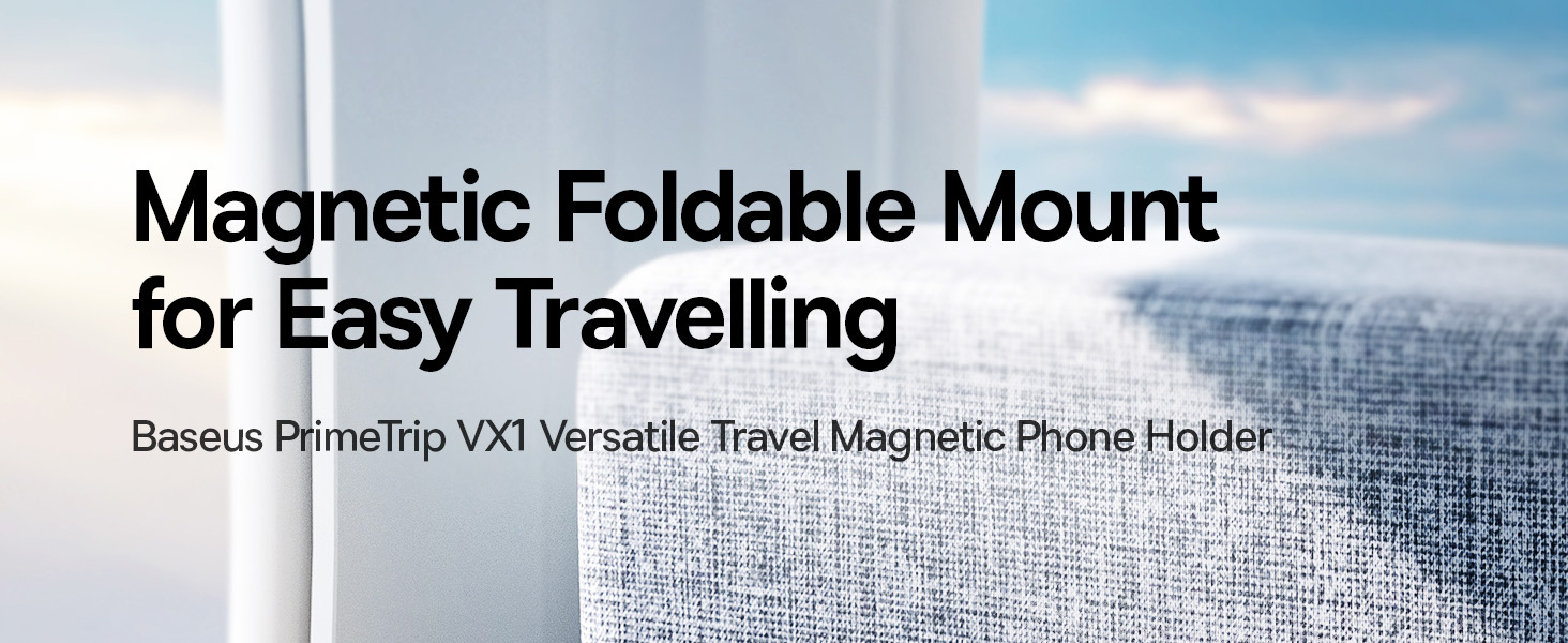 Baseus PrimeTrip VX1 Magnetic Car Phone Holder – Strong Magnetic Mount for Dashboard