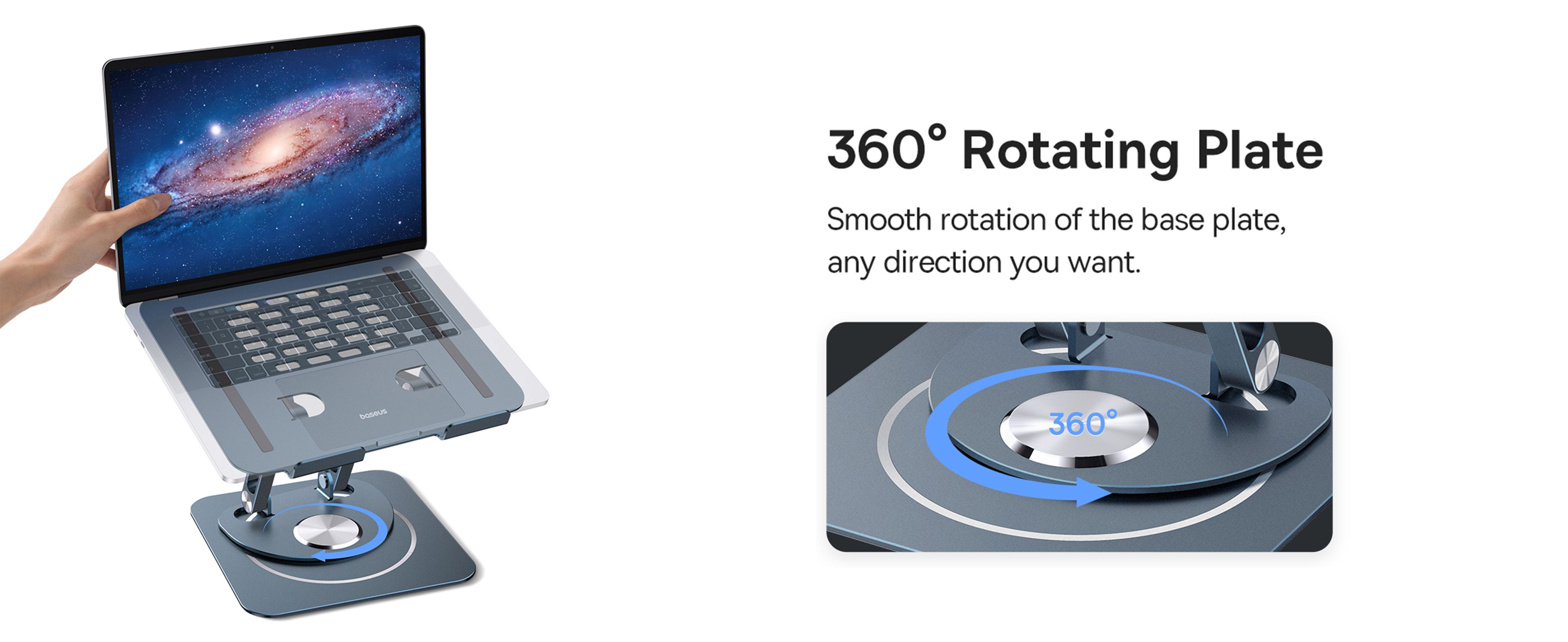 Baseus Foldable Stand For Laptop and iPad Tablet