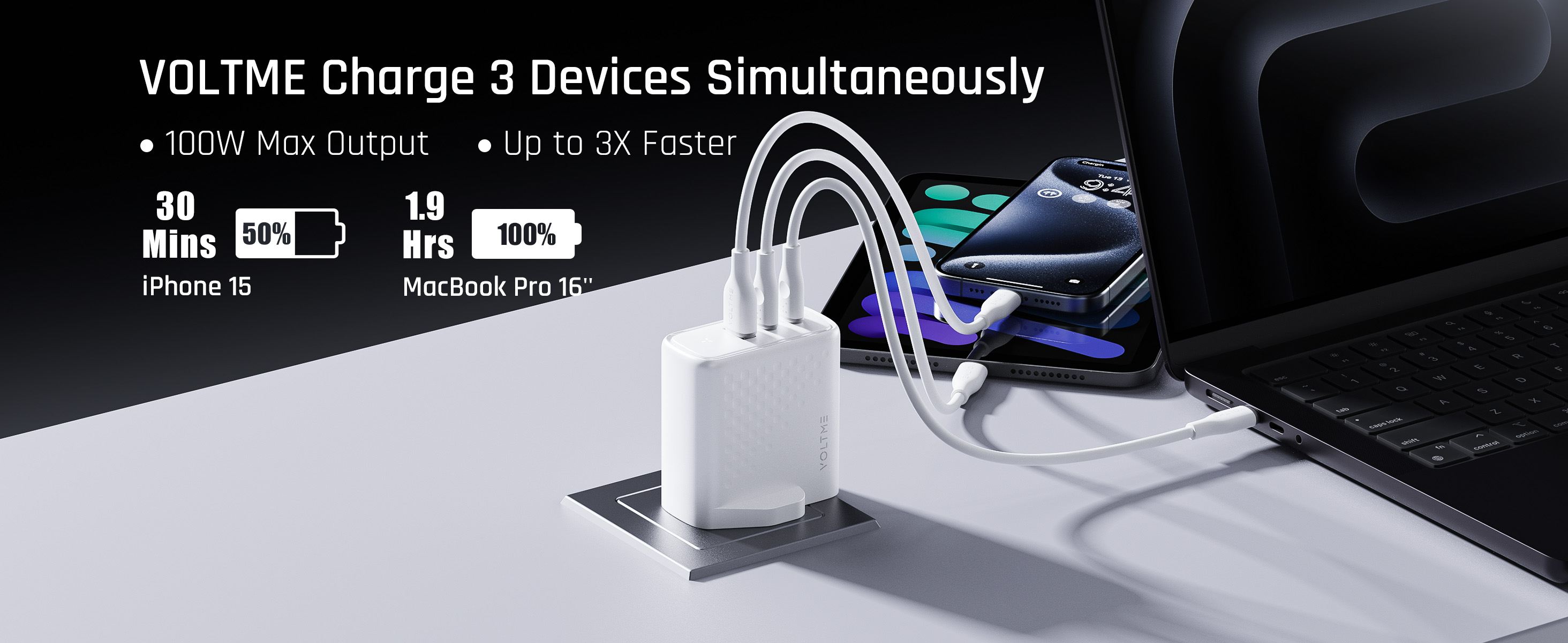 VOLTME Revo 100W GaN III USB