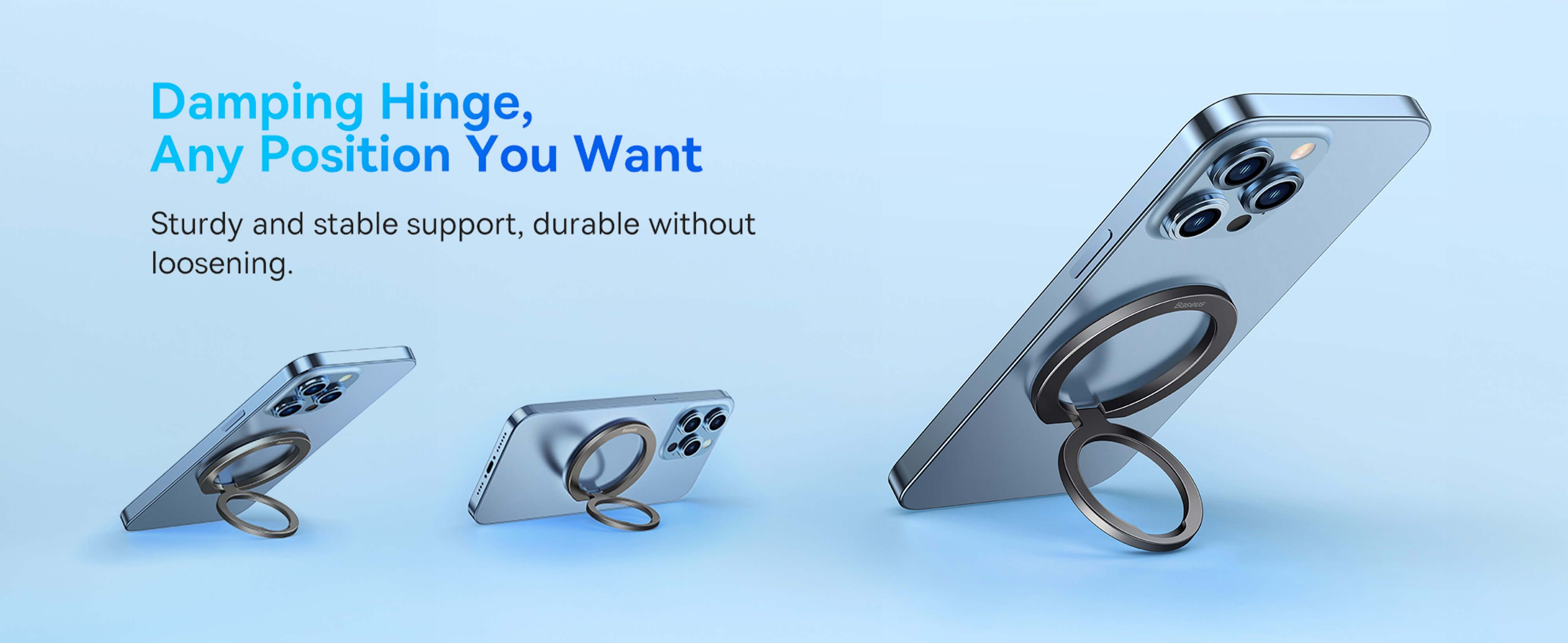 Baseus Halo Series Foldable Metal Ring Stand
