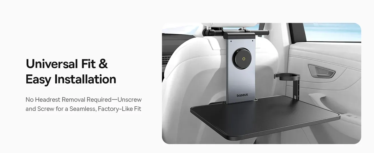 Baseus MagPro Series Versatile Car Mount for Backseat Headrest