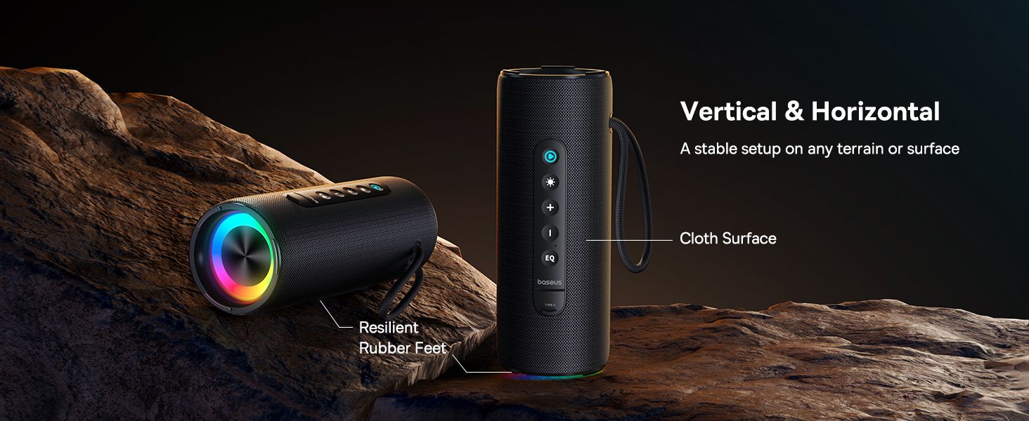 Baseus AeQur Series VO20 Bluetooth Speaker with Ambient RGB Light