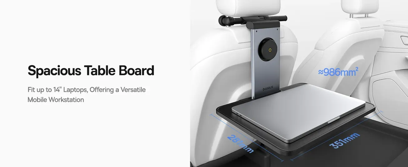 Baseus MagPro Series Versatile Car Mount for Backseat Headrest