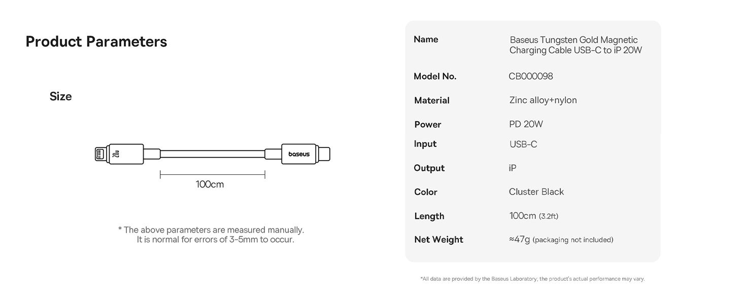 Baseus Tungsten Gold Magnetic Anti