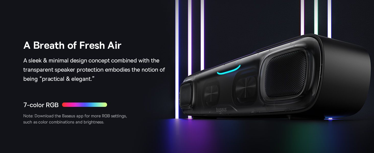 Baseus AeQur Series DS10  Desktop Mini Soundbar Bluetooth Speaker