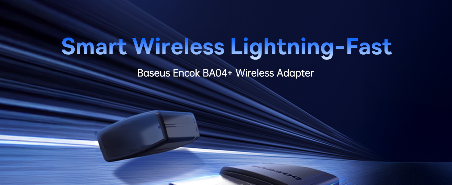 Baseus Encok BA04+ Bluetooth 5.4 Wireless Adapter – Ultra