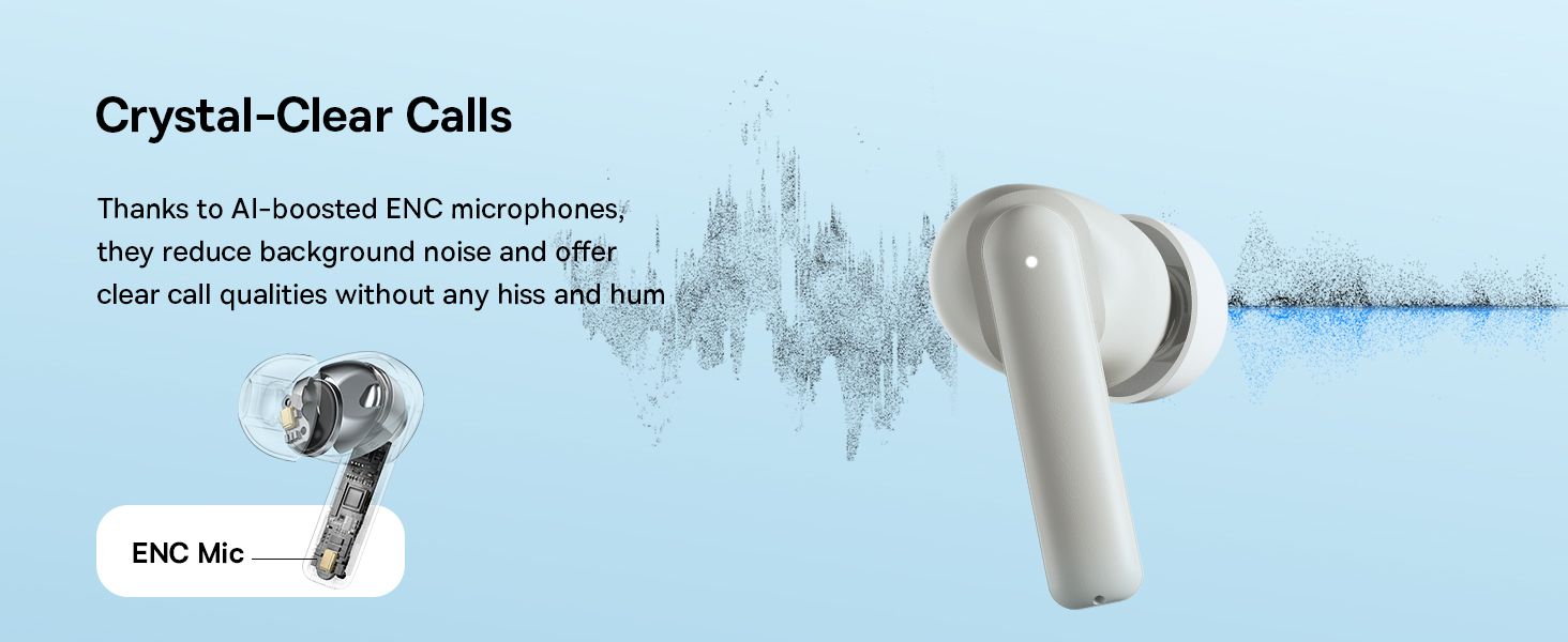 Baseus Bowie E17 True Wireless Bluetooth Earphones With Dual Mic ENC &amp; Punchy Bass