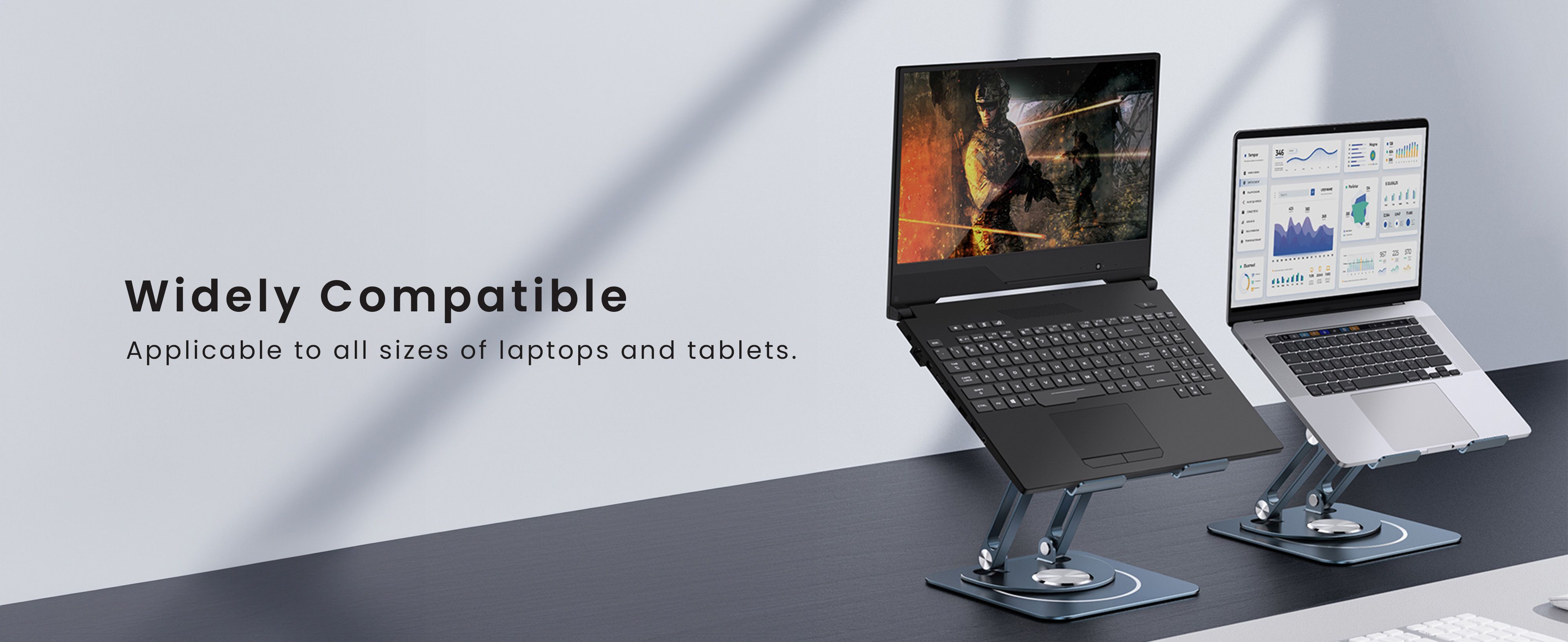 Baseus Foldable Stand For Laptop and iPad Tablet