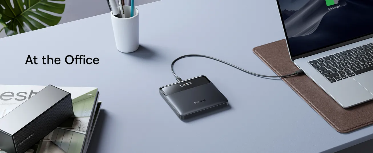 Baseus Power Bank, 20000mAh 100W PD Fast Charging Portable Charger with Digital Display, Blade H1 Lite Laptop Battery Bank for ROG Ally, Steam Deck, MacBook, iPad, iPhone, Samsung