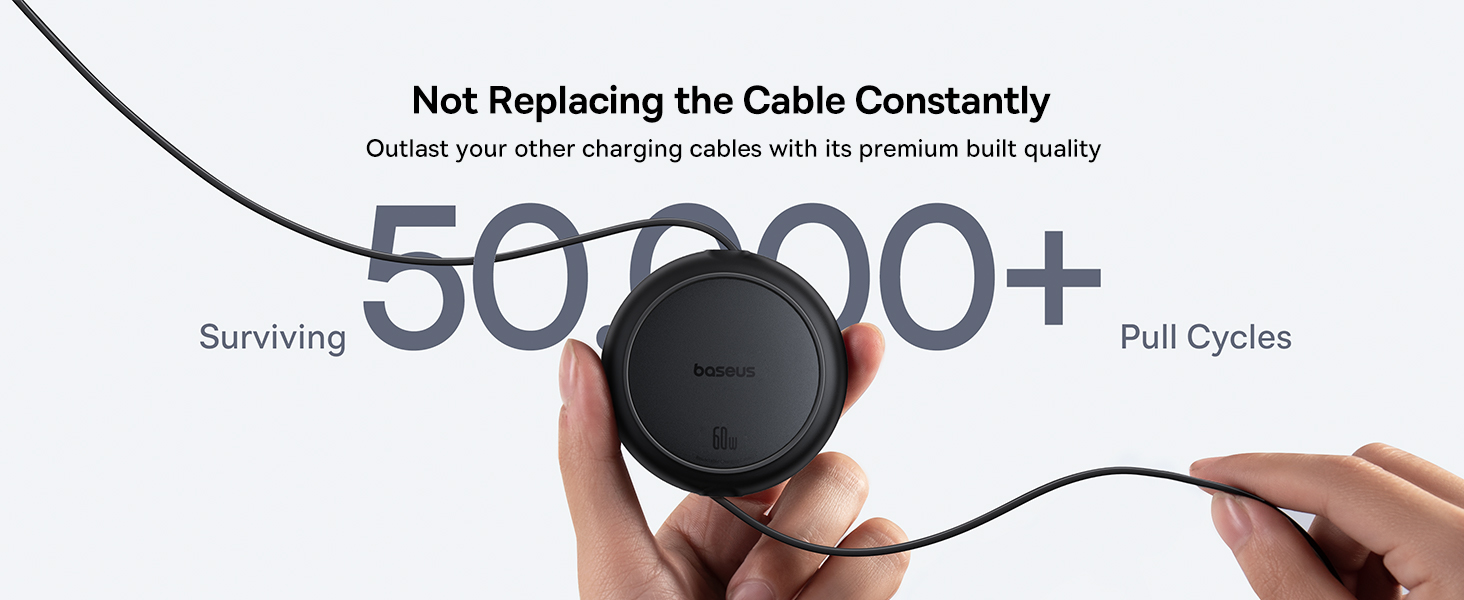Baseus Mini 60W Retractable USB
