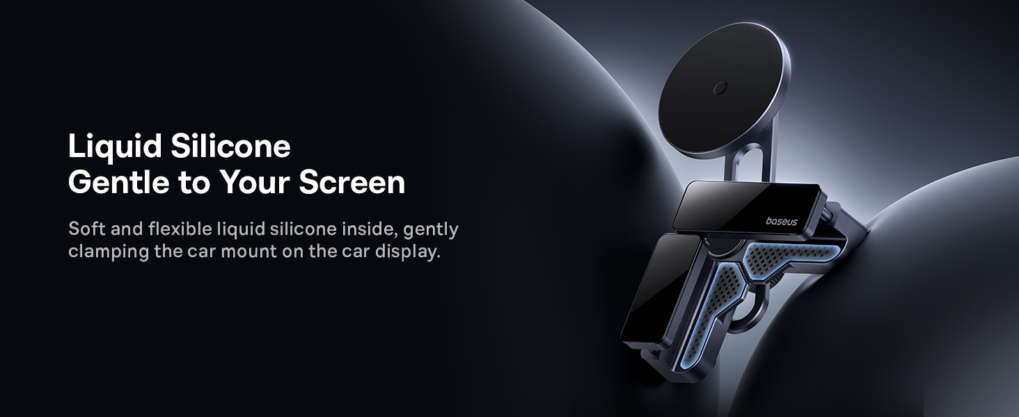 Baseus MaxView Magnetic Car Mount Infotainment screen – 270° Rotatable, 17N Grip, Tool