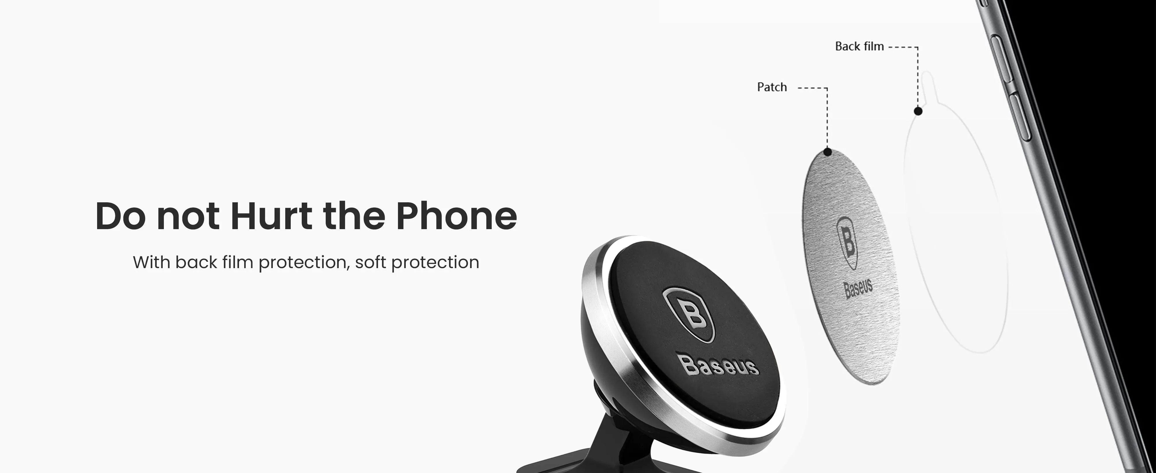 Baseus Leather and Metal Magnetic Plates
